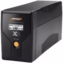 Infosec X3 EX LCD USB 800, Interactivité de ligne, 0,8 kVA, Sinus, 162 V, 290 V, 50/60 Hz