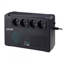 Infosec Zen Live 650 alimentation d'énergie non interruptible Interactivité de ligne 0,65 kVA 390 W 4 sortie(s) CA
