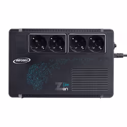 Infosec Zen Live 650 alimentation d'énergie non interruptible Interactivité de ligne 0,65 kVA 390 W 4 sortie(s) CA