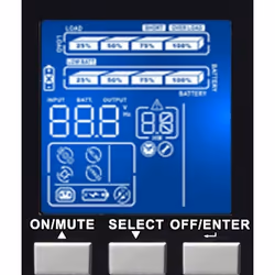Infosec E3 Pro 2000 RT alimentation d'énergie non interruptible Double-conversion (en ligne) 2 kVA 1800 W 4 sortie(s) CA