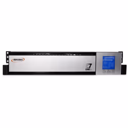 Infosec E7 One 3000 RT, Double-conversion (en ligne), 3 kVA, 3000 W, Sinusoïde pur, 100 V, 240 V