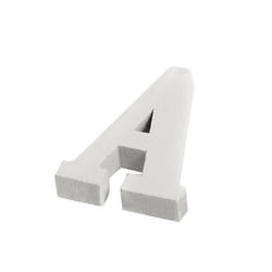 LETTRE A EN BOIS BLANC 5 CM Blanc