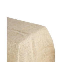 Nappe - NO NAME - Rectangulaire - 240x120cm - Jute naturelle - Blanc - Motif uni