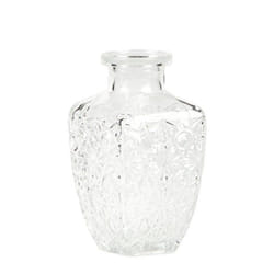 Vase en verre sculpté à lancienne - NO NAME - Blanc - 65 x 125 cm