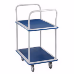 Wonday MCH300071, Chariot à étagères, Bleu, Métallique, 250 kg, 4 roue(s), Polyvinyl chloride (PVC), 46 cm