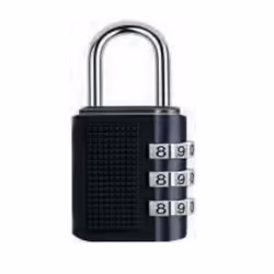 Wonday SCD620072, Cadenas conventionnel, Verrouillage à combinaison, Noir, Acier inoxydable, Métal, En forme de U, 1 pièce(s)