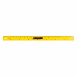Wonday FTA000361, Règle de bureau, Plastique, Noir, Jaune, cm, 1000 mm, 1 pièce(s)
