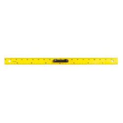 Wonday FTA000361 règle Règle de bureau 1000 mm Plastique Noir, Jaune 1 pièce(s)