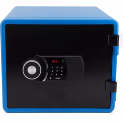 Coffre fort éléctronique ignifuge 1H 20L Caractéristiques du coffre fort ignifuge FS-FU20 Reskal : Couleur : Bleu ou Vert Mar ...