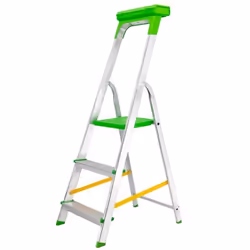 Escabeau pliable 3 marches Marchepied léger en aluminium 150 kg 62 cm Safetool