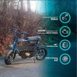 URBANGLIDE THUNDER 160 – 25 km/h 30 km dautonomie Freins à disque 16