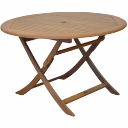 Aspect Finitions Imitation teck Matériau principal Acacia Autres dimensions Dimensions pliées 120 x 73 x 6 cm Dimensions Diam ...