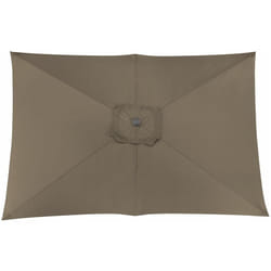 Proloisirs - Toile Parasol Mat Droit 3x2 par 6 Polyester 200gr sd - Taupe