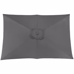 Cette toile de parasol en polyester 200g/m² de couleur grise est résistante à la décoloration. Elle est équipée d'œillets à c ...
