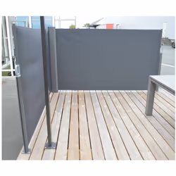 Angle brise vue - Gris / gris - Proloisirs
