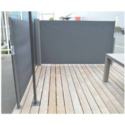 Angle brise vue - Gris / gris - Proloisirs
