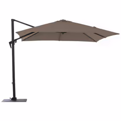 Quelle que soit l’heure de la journée, le parasol Roma vous garantit de l’ombre ; la rotation à 360° du parasol grâce à la pl ...