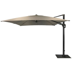 Parasol déporté Elios Novasun orientable alu/novasun - chiné clair 3 x 3 m - Proloisirs