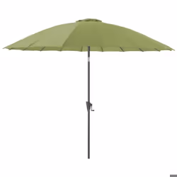 Parasol terrasse en fibre de verre Pagode 300 cm Olive