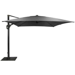 Parasol déporté Elios Novasun alu/novasun - grey/chiné foncé 3x3 m - Proloisirs