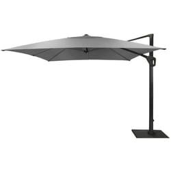 Parasol déporté Elios full led alu/novasun - chiné clair 3 x 3 m - Proloisirs