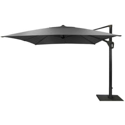 PROLOISIRS Parasol déporté Elios FULL LED alu/novasun - chiné foncé 3 x 3 m