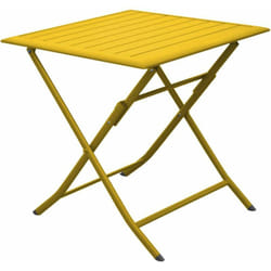 Proloisirs - Table pliante en aluminium Lorita 70cm Tournesol