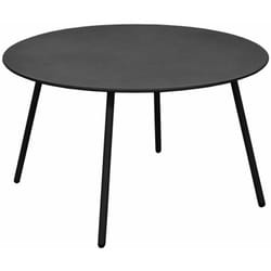 Proloisirs - Table basse jardin ronde en acier Rio 70 cm