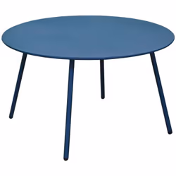 Les particularités de la table Rio ø 70 : Plateau plein. Structure acier traitement anticorrosion par cataphorese. A associer ...