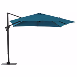 Quelle que soit l’heure de la journée, le parasol Roma vous garantit de l’ombre ; la rotation à 360° du parasol grâce à la pl ...