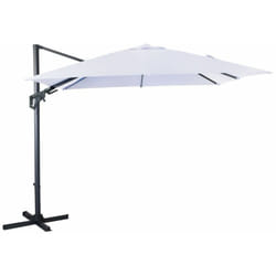 Proloisirs - Parasol Deporte Orientable 3X3/8 Nh20 Inclinable Manivelle - Ecru