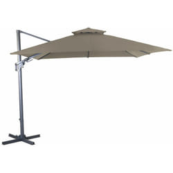 Proloisirs - Parasol 3X3 Orient Nh Bio Clim Alu - Taupe