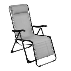 Proloisirs - Fauteuil de jardin relax pliant Neo - graphite/perle 88 x 112 x 64 cm