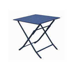 Proloisirs - Table De Jardin Carrée Lorita - Bleu 70 X 71 X 70 Cm