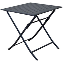 Table pliante en aluminium Lorita 70cm Graphite
