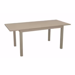 Table de jardin rectangulaire extensible Genes - creme 110/170 cm - PROLOISIRS - Marron