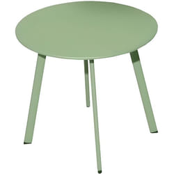 Table basse de jardin en acier - PROLOISIRS - Massai - Vert - 40x35 cm - Contemporain