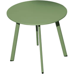 Proloisirs - Table basse de jardin en acier Massai 45 cm Amande