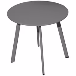 Les particularités de la table basse Massaï ø 50 cm : Plateau plein Structure acier recouvert d’une peinture époxy. Multifonc ...