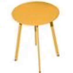 Table basse de jardin en acier Massai 50 cm miel