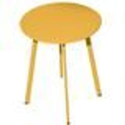 Table basse de jardin en acier Massai 50 cm miel
