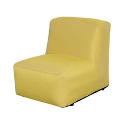 Proloisirs - Fauteuil de détente gonflable Balloon miel 71 x 92 x 75 cm