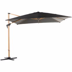 Quelle que soit l’heure de cette belle et chaude journée d’été, vous profitez d’un point d’ombre appréciable. Le parasol dépo ...