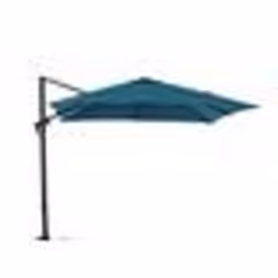 Parasol déporté - PROLOISIRS - Roma - Aluminium - Bleu - 250 cm