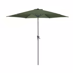 Proloisirs - Parasol de jardin droit inclinable Manivelle ø 300 cm en Aluminium et acier - kaki