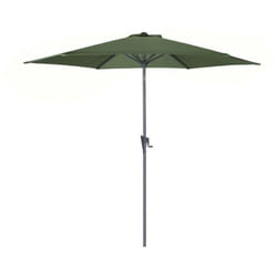 Proloisirs - Parasol de jardin droit inclinable Manivelle ø 300 cm en Aluminium et acier - kaki