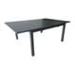 Table de jardin extensible Genes 140/200 x 140 cm - Plateau à lattes - graphite - Alu