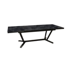 Table de jardin - Rectangulaire - Extensible - Structure en aluminium - Jusqu'a 12 p. - vita Proloisirs