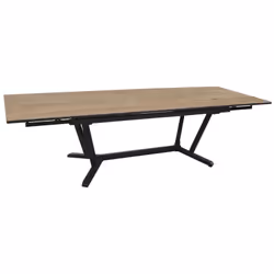 La table de jardin Vita propose un design original, pour revisiter la décoration de votre extérieur et offrir ainsi un look m ...