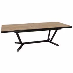Avec un design original et élégant, la table Vita trouvera parfaitement sa place sur votre terrasse, et nul doute qu’elle fer ...
